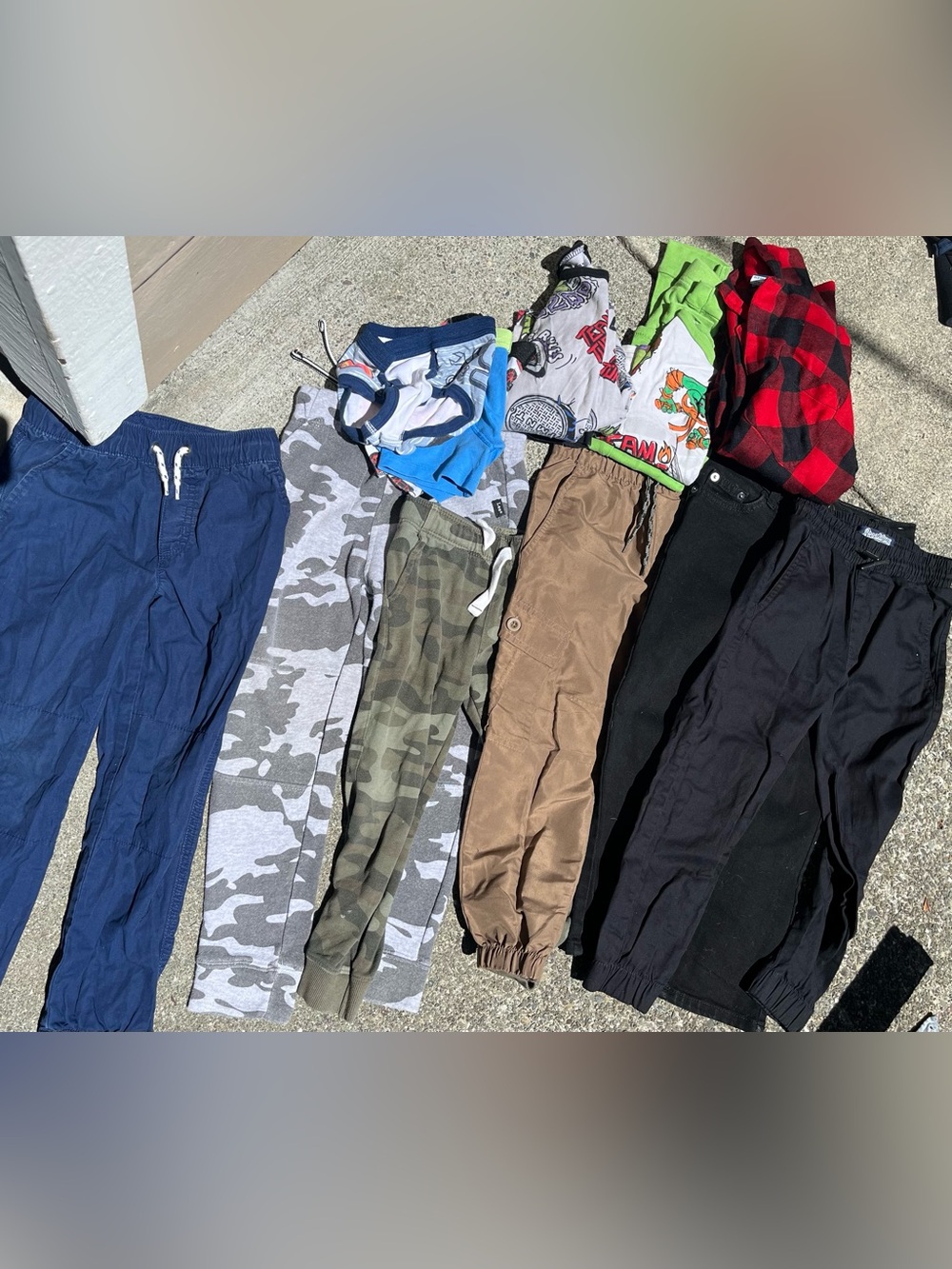 Kids Lot- Cargo Jogger Pants